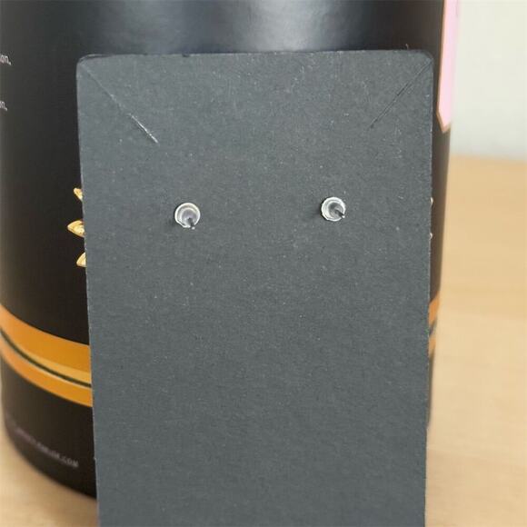 Avon Vintage Gold Sunburst Rhinestone Earring Set Anniversary Circle Dot Signed - Picture 6 of 8